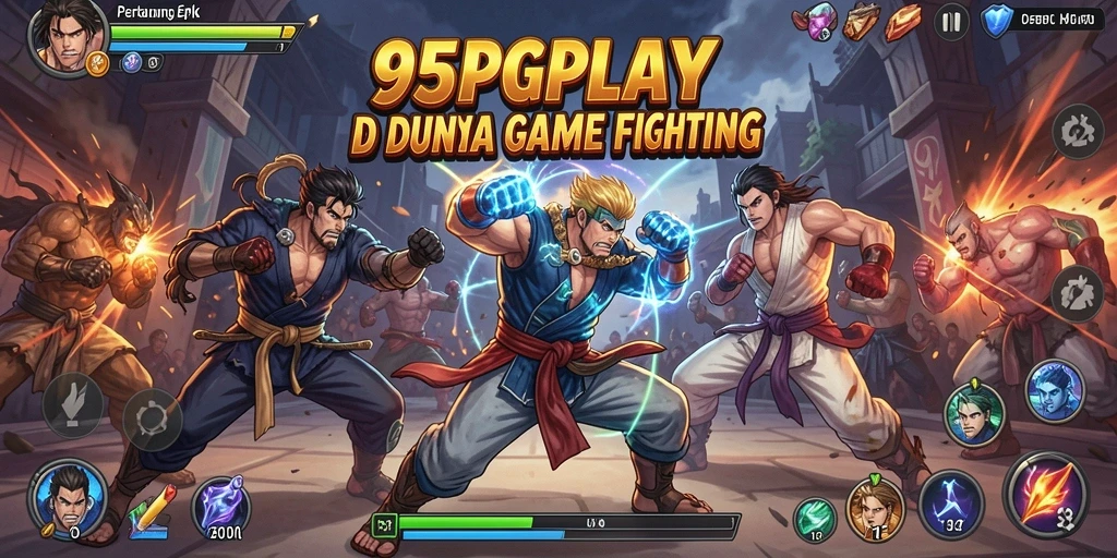 Tampilan gameplay 95PGPLAY dengan aksi pertarungan yang mendebarkan.