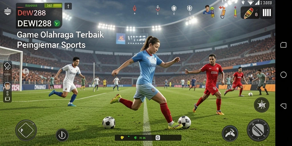 Tampilan menarik dari gameplay olahraga di DEWI288 yang menyenangkan.