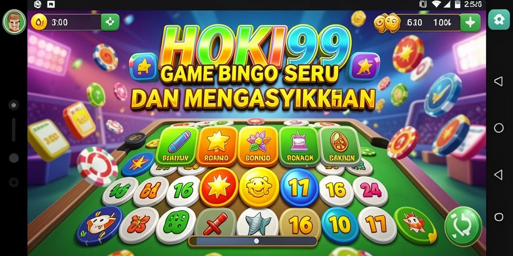 Screenshot HOKI99 menampilkan gameplay Bingo yang seru dan interaktif.