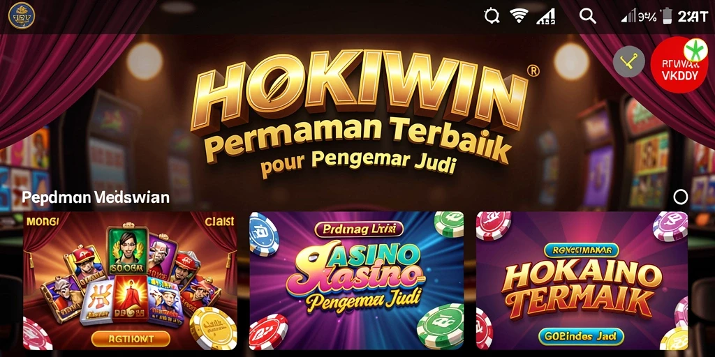 Tampilan menarik dari gameplay HOKIWIN yang penuh aksi Kasino.