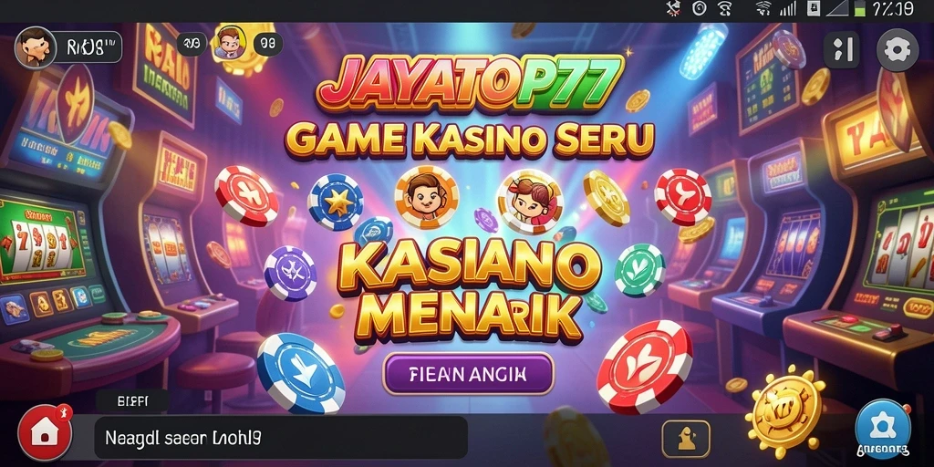 Screenshot gameplay JAYATOP77 menampilkan suasana Kasino yang mengasyikkan.