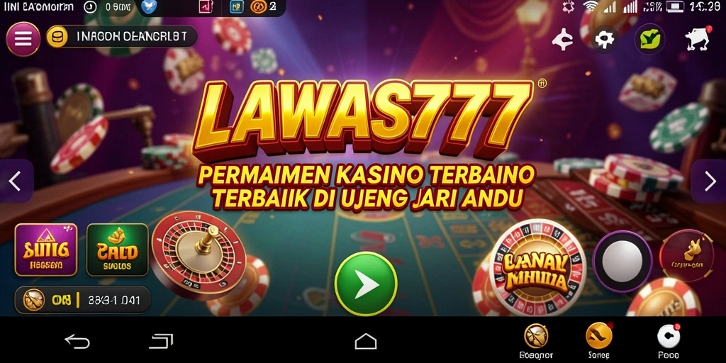 Tampilan utama LAWAS777 yang menampilkan gameplay Kasino seru.
