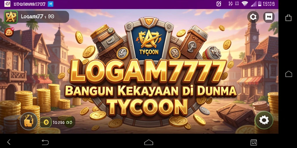 Tampilan gameplay LOGAM777 yang memukau dan interaktif.