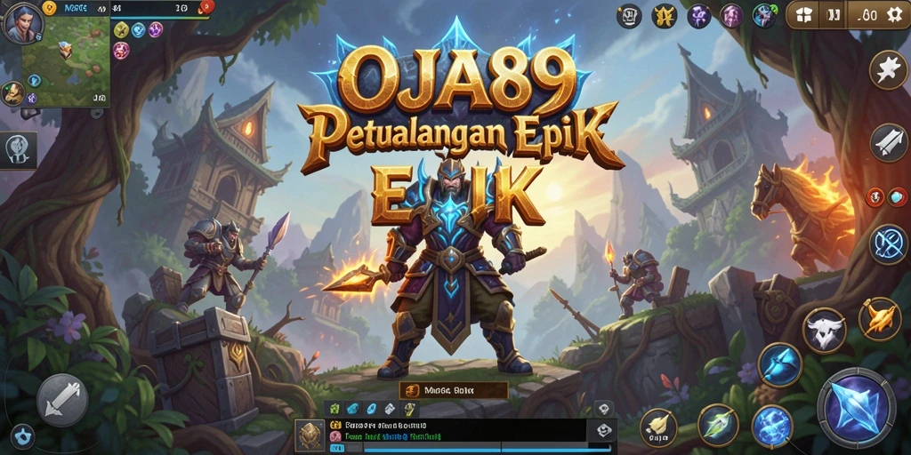 Tampilan gameplay menakjubkan di dunia MMORPG OJA89.