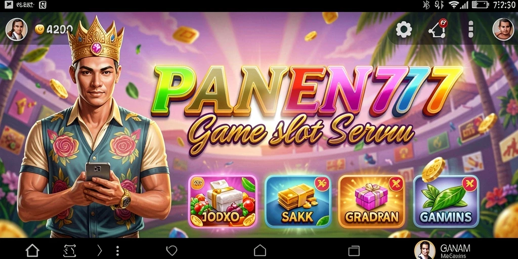 Tampilan menarik dan gameplay seru dari PANEN77