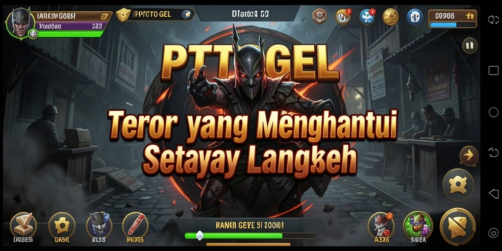 Tangkapan layar menampilkan gameplay mencekam PTTOGEL.