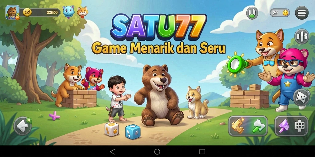 Gameplay menarik SATU77 dengan berbagai tantangan puzzle.