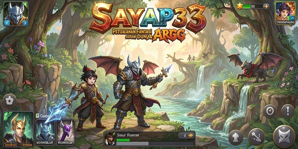 Tangkapan layar SAYAP33 menampilkan aksi pertempuran yang seru dalam permainan ARPG.