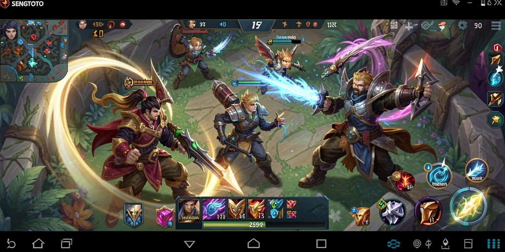 Tampilan seru dari gameplay SENGTOTO yang penuh aksi.