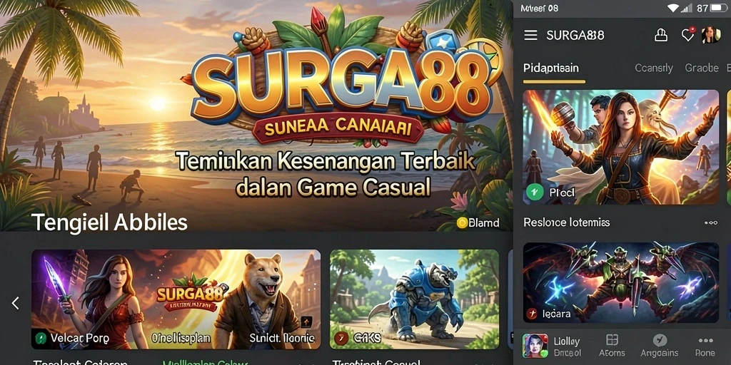 Tampilan menarik dari gameplay SURGA88 yang seru.