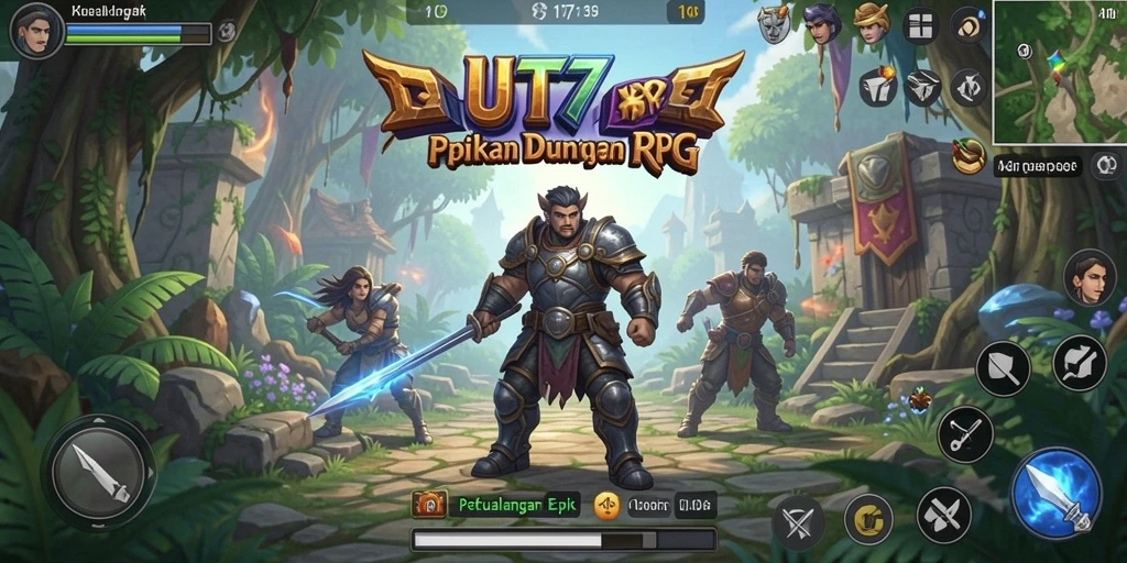 Gameplay seru UT77 dengan pertempuran dan eksplorasi mendebarkan.